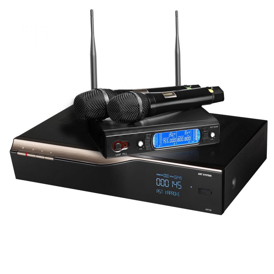 караоке-комплект AST-50 c микрофонами в Рощино
