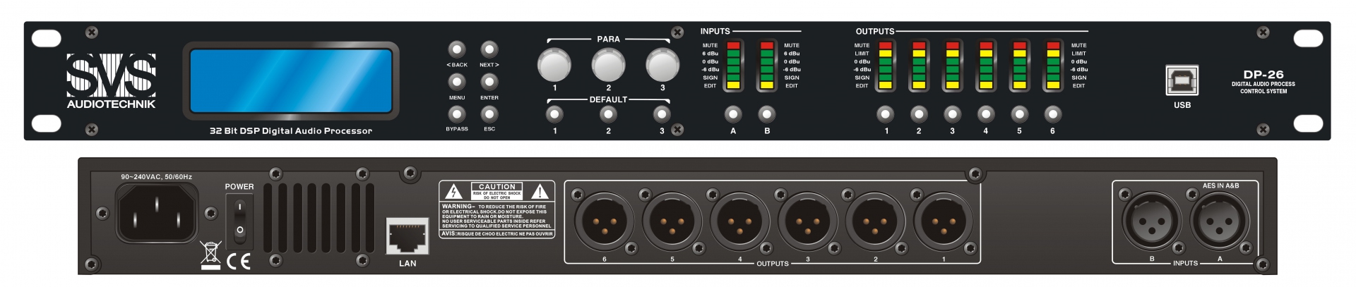SVS Audiotechnik DP-26 Цифровой процессор: 2 входа 6 выходов в Рощино