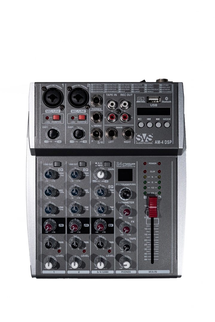 SVS Audiotechnik mixers AM-4 DSP Аналоговый микшерный пульт, 4-канала в Рощино