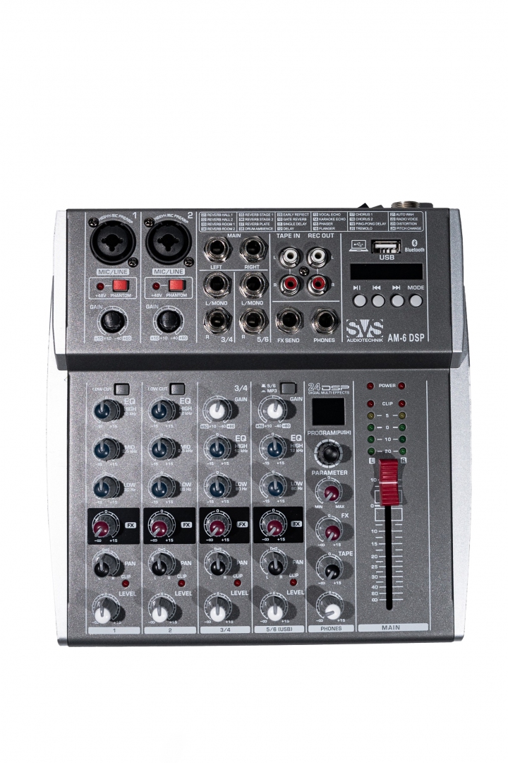 SVS Audiotechnik mixers AM-6 DSP Микшерный пульт аналоговый, 6-канальный SVS Audiotechnik mixers в Рощино