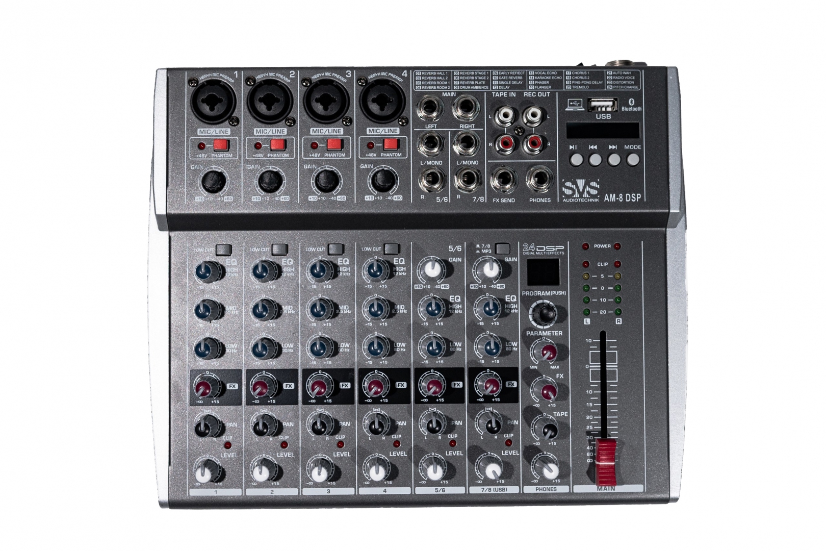 SVS Audiotechnik mixers AM-8 DSP Микшерный пульт аналоговый, 8-канальный в Рощино