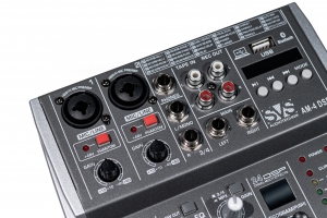 SVS Audiotechnik mixers AM-4 DSP Аналоговый микшерный пульт, 4-канала в Рощино